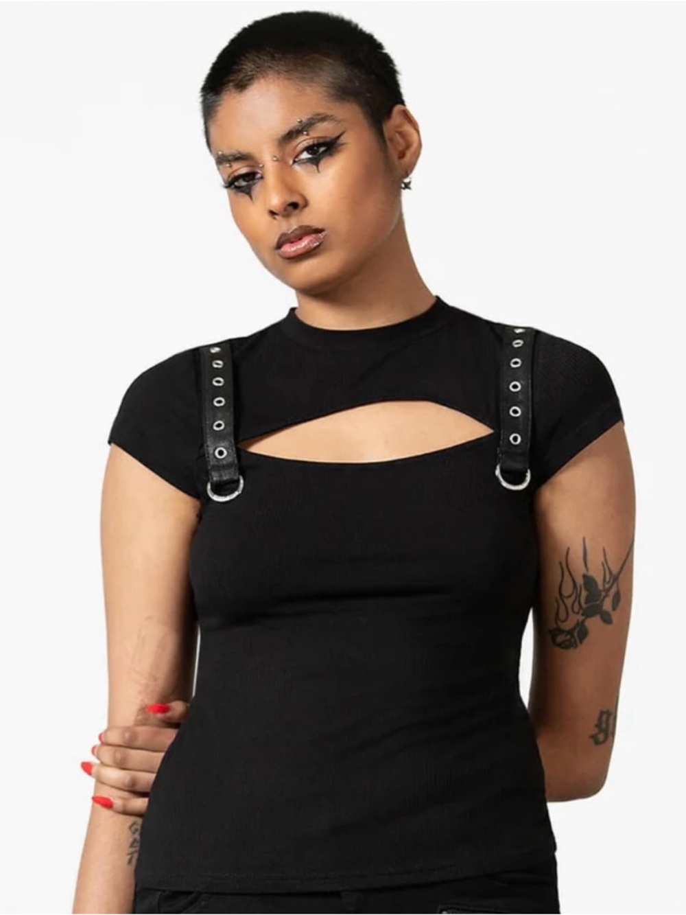 Killstar Trudy Keyhole Top Size XXL
